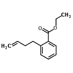 CAS 登录号：731772-77-3， 乙基2-(3-丁烯-1-基)苯甲酸酯