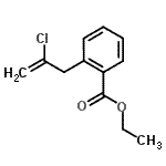 CAS#: 731772-78-4, Ethyl 2-(2-chloro-2-propen-1-yl)benzoate