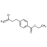 CAS#: 731772-90-0, Ethyl 4-(3-chloro-3-buten-1-yl)benzoate