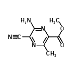 CAS 登录号：73198-31-9， 甲基6-氨基-5-氰基-3-甲基-2-吡嗪羧酸酯