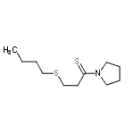 CAS#: 73199-97-0, 3-(Butylsulfanyl)-1-(1-pyrrolidinyl)-1-propanethione