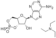 CAS 登录号：73208-40-9， SP-腺苷 3',5'-环单硫代磷酸酯三乙胺盐