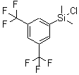 CAS 登录号：732306-23-9， 3,5-二(三氟甲基)苯基二甲基氯硅烷