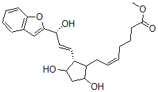 CAS#: 73285-87-7, Methyl (Z)-7-[(2R)-2-[(E,3R)-3-(1-Benzofuran-2-Yl)-3-Hydroxyprop-1-Enyl]-3,5-Dihydroxycyclopentyl]Hept-5-Enoate
