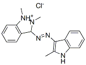 CAS#: 73287-58-8, 1,2-Dimethyl-N-[(2-Methylindol-3-Ylidene)Amino]-3H-Indazol-1-Ium-3-Amine Chloride