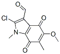 CAS#: 73355-46-1, 2-Chloro-5-Methoxy-1,6-Dimethyl-4,7-Dioxoindole-3-Carbaldehyde