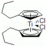 CAS 登录号：73364-20-2， 二(丁基环戊二烯基)钛(IV) 二氯化物