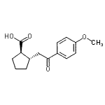 CAS#: 733740-57-3, (1R,2S)-2-[2-(4-Methoxyphenyl)-2-oxoethyl]cyclopentanecarboxylic acid