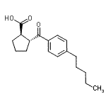 CAS 登录号：733741-10-1， (1R,2R)-2-(4-戊基苯甲酰基)环戊烷羧酸