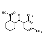 CAS 登录号：733742-81-9， (1R,2R)-2-(2,4-二甲基苯甲酰)环己烷羧酸