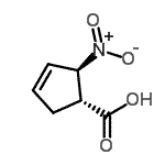 CAS#: 733749-01-4, (1R,2R)-2-Nitro-3-cyclopentene-1-carboxylic acid