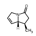 CAS#: 733751-77-4, (1R,7aR)-1-Methyl-1,2,5,7a-tetrahydro-3H-pyrrolizin-3-one