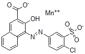 CAS#: 73385-04-3, 4-(4-Chloro-3-Sulfophenyl)Azo-3-Hydroxy-2-Naphthalenecarboxylic Acid Manganese Salt (1:1)