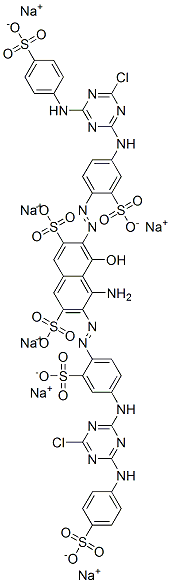 CAS#: 73398-36-4, Hexasodium 4-Amino-3,6-Bis[[4-[[4-Chloro-6-[(4-Sulphonatophenyl)Amino]-1,3,5-Triazin-2-Yl]Amino]-2-Sulphonatophenyl]Azo]-5-Hydroxynaphthalene-2,7-Disulphonate