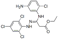 CAS 登录号：73398-82-0， 3-[(5-氨基-2-氯苯基)氨基]-3-[2-(2,4,6-三氯苯基)亚肼基]丙酸乙酯