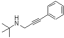 CAS 登录号：73402-80-9， N-(2-甲基-2-丙基)-3-苯基-2-丙炔-1-胺
