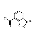 CAS#: 73406-05-0, 3-Oxo-3H-2,1-benzoxathiole-7-carbonyl chloride