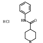 CAS 登录号：73415-54-0， N-苯基-4-哌啶甲酰胺盐酸盐(1:1)