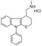 CAS#: 73426-02-5, N-Methyl-1-(9-Phenyl-3,4-Dihydro-2H-Thiopyrano[2,3-b]Indol-4-Yl)Methanamine Hydrochloride