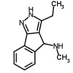 CAS 登录号：734494-53-2， 3-乙基-N-甲基-2,4-二氢茚并[1,2-c]吡唑-4-胺