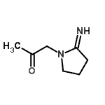 CAS 登录号：734497-37-1， 1-(2-亚氨基-1-吡咯烷基)丙酮
