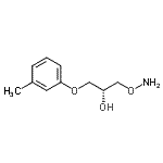 CAS#: 734525-05-4, (2R)-1-(Aminooxy)-3-(3-methylphenoxy)-2-propanol