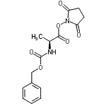 CAS#: 73488-77-4, 2,5-Dioxo-1-pyrrolidinyl N-[(benzyloxy)carbonyl]-L-alaninate