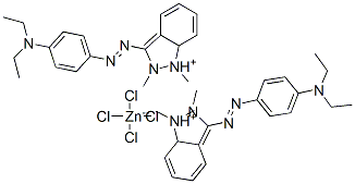 CAS#: 73507-57-0, Zinc 4-(1,2-Dimethylindazol-2-Ium-3-Yl)Diazenyl-N,N-Diethylaniline Tetrachloride