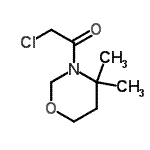CAS#: 73512-51-3, 2-Chloro-1-(4,4-dimethyl-1,3-oxazinan-3-yl)ethanone