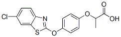 CAS#: 73519-50-3, 2-[4-[(6-Chloro-1,3-Benzothiazol-2-Yl)Oxy]Phenoxy]Propanoic Acid