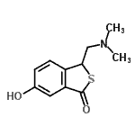 CAS#: 735226-35-4, 3-[(Dimethylamino)methyl]-6-hydroxy-2-benzothiophen-1(3H)-one