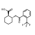 CAS#: 735274-98-3, (1R,2S)-2-{2-Oxo-2-[2-(trifluoromethyl)phenyl]ethyl}cyclohexanecarboxylic acid