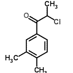 CAS 登录号：735321-29-6， 2-氯-1-(3,4-二甲基苯基)-1-丙酮