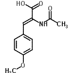 CAS#: 73549-09-4, (2Z)-2-Acetamido-3-(4-methoxyphenyl)acrylic acid