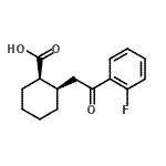 CAS#: 736136-46-2, (1R,2R)-2-[2-(2-Fluorophenyl)-2-oxoethyl]cyclohexanecarboxylic acid
