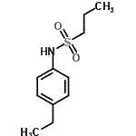 CAS 登录号：736168-55-1， N-(4-乙基苯基)-1-丙烷磺酰胺
