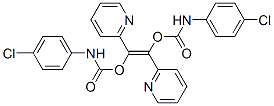 CAS 登录号：73622-99-8， [(Z)-2-[(4-氯苯基)氨基甲酰氧基]-1,2-二(吡啶-2-基)乙烯基]N-(4-氯苯基)氨基甲酸酯