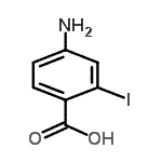 CAS#: 73655-51-3, 4-Amino-2-iodobenzoic acid