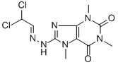 CAS 登录号：73664-29-6， 8-((2E)-2-(2,2-二氯乙亚基)肼基)-1,3,7-三甲基嘌呤-2,6-二酮