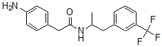 CAS#: 73664-33-2, 2-(4-Aminophenyl)-N-[1-[3-(Trifluoromethyl)Phenyl]Propan-2-Yl]Acetamide