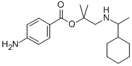 CAS#: 73698-73-4, [1-(1-Cyclohexylethylamino)-2-Methylpropan-2-Yl] 4-Aminobenzoate