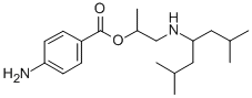 CAS#: 73713-48-1, 1-(2,6-Dimethylheptan-4-Ylamino)Propan-2-Yl 4-Aminobenzoate