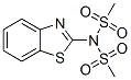 CAS 登录号：73713-84-5， N-(1,3-苯并噻唑-2-基)-N-甲基磺酰基甲烷磺酰胺