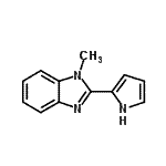 CAS#: 73725-25-4, 1-Methyl-2-(1H-pyrrol-2-yl)-1H-benzimidazole