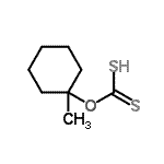 CAS 登录号：737697-72-2， O-(1-甲基环己基)氢二硫代碳酸酯
