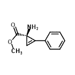 CAS#: 737722-72-4, Methyl (1R)-1-amino-2-phenyl-2-cyclopropene-1-carboxylate