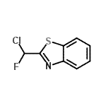 CAS#: 73774-32-0, 2-[Chloro(fluoro)methyl]-1,3-benzothiazole