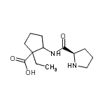CAS 登录号：737751-19-8， 1-乙基-2-(D-脯氨酰l基氨基)环戊烷羧酸