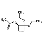 CAS 登录号：737758-85-9， (1R)-2,2-二乙氧基环丁基乙酸酯