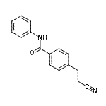 CAS 登录号：737766-78-8， 4-(2-氰基乙基)-N-苯基苯甲酰胺